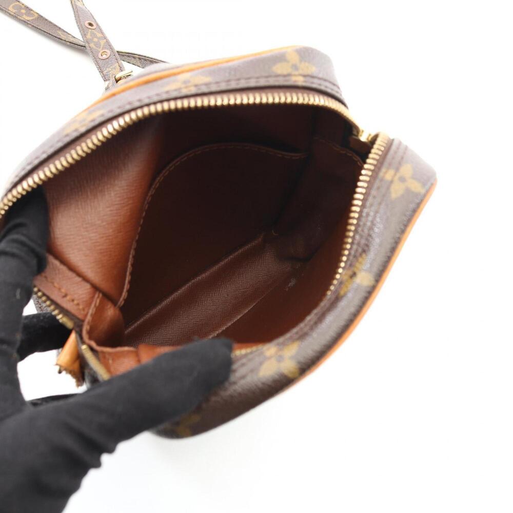LOUIS VUITTON Brown Monogram Leather Shoulder Bag - Picture 4 of 11